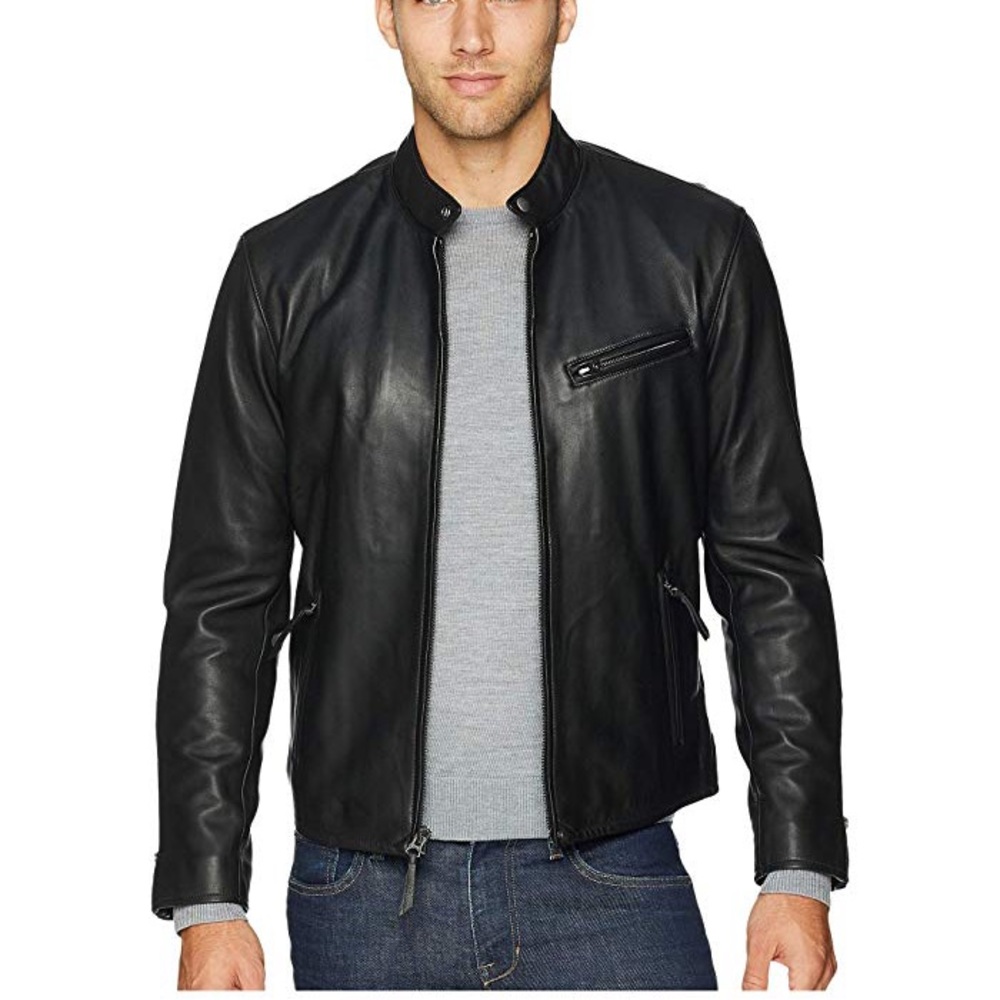 Ralph Lauren Lamb Skin 100% Leather Jacket